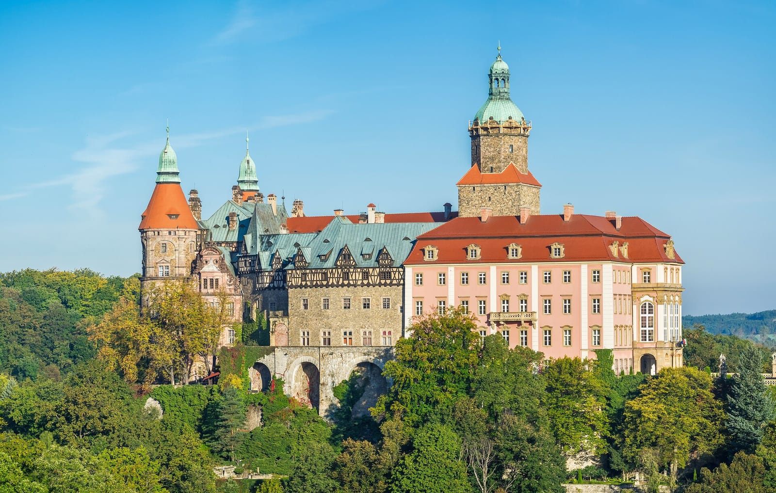 Engagement Photos at Książ Castle
