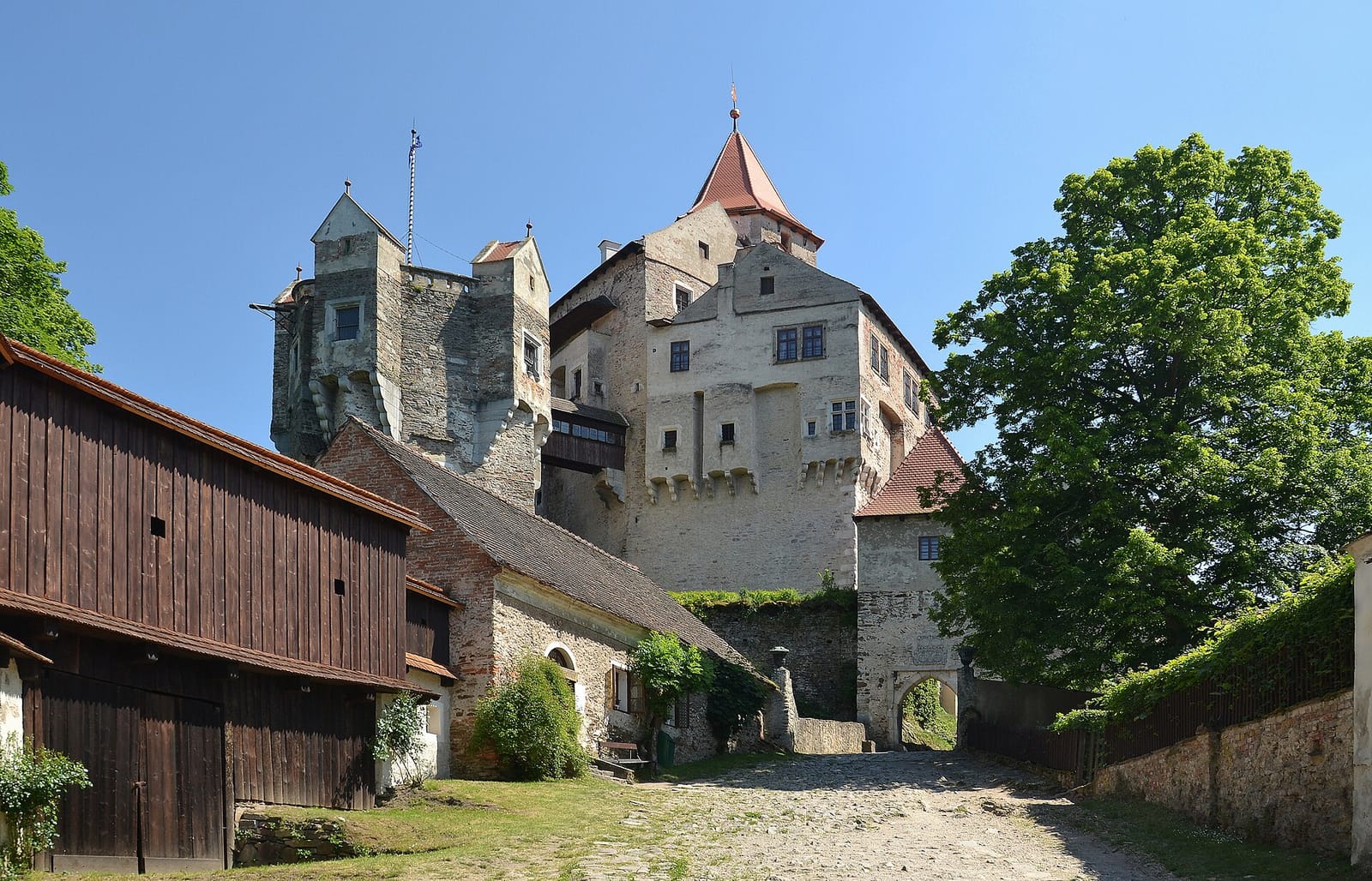 Pernštejn Castle, an unconquered gothic fortress in Moravia