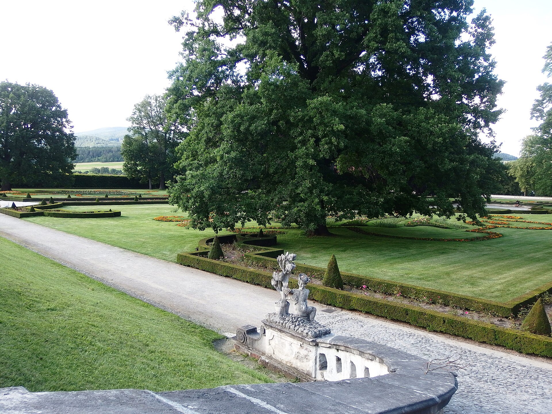 Castle Gardens in Český Krumlov