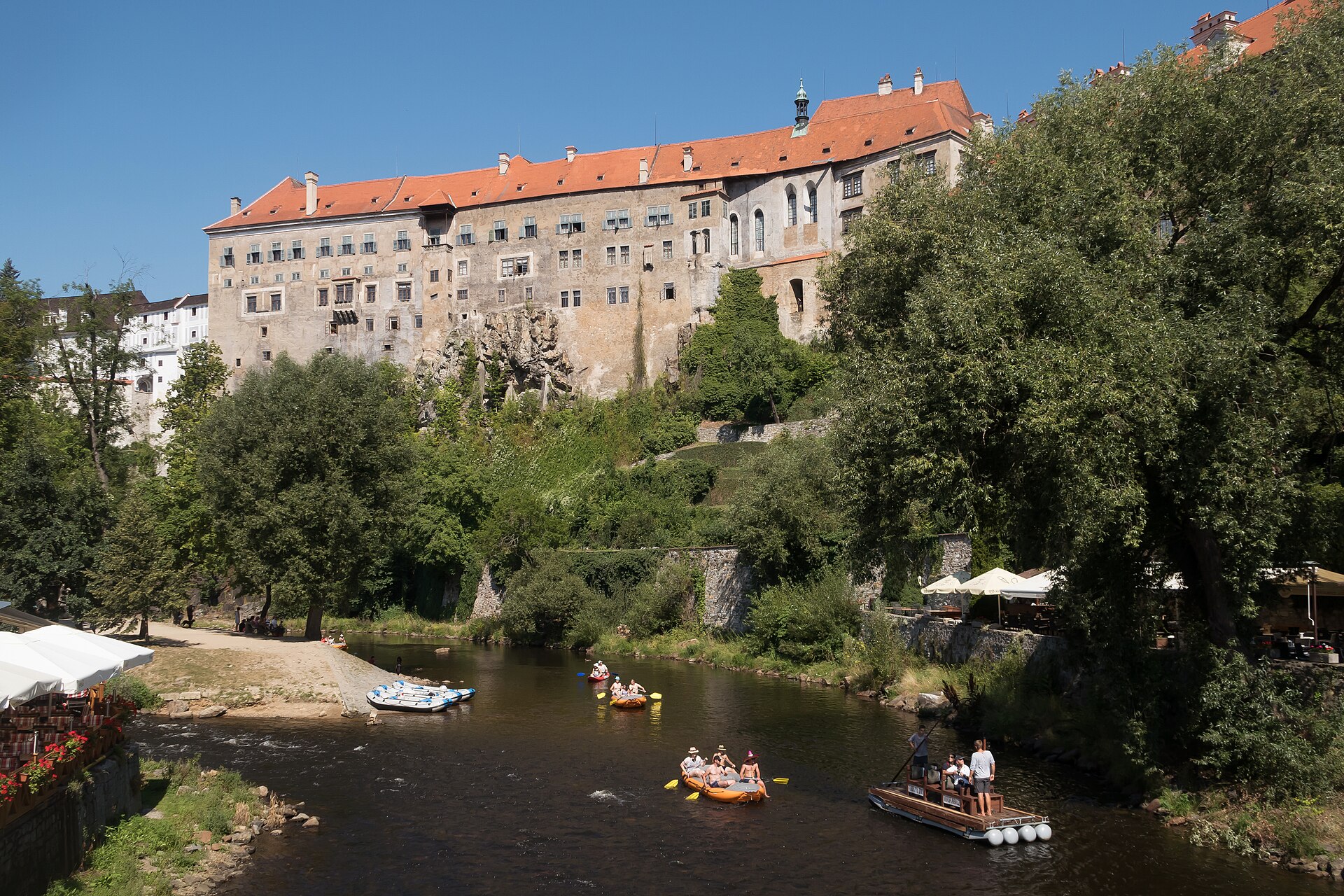 Krumlov Castle in Český Krumlov
