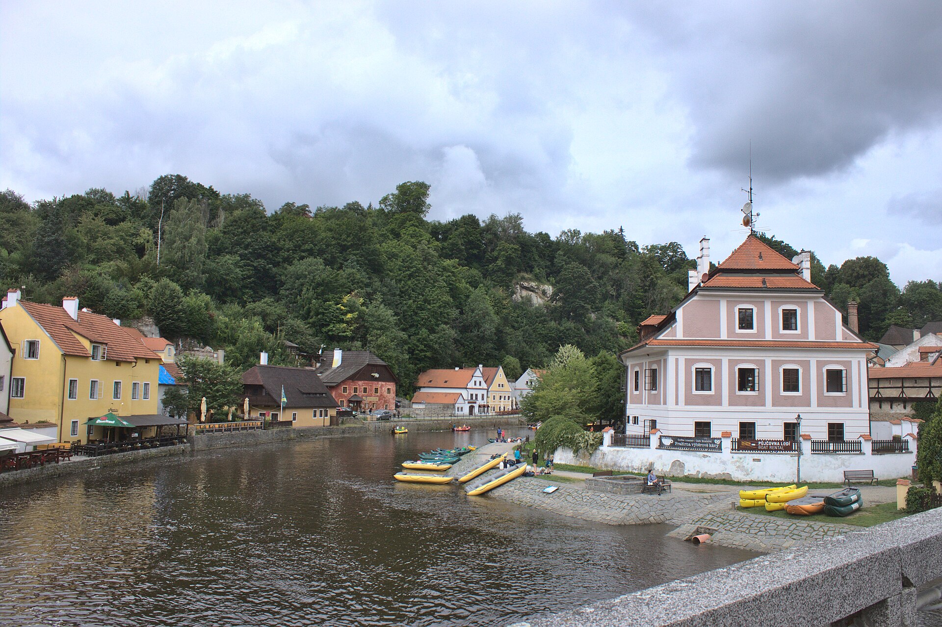 Vltava Bend Viewpoint in Český Krumlov